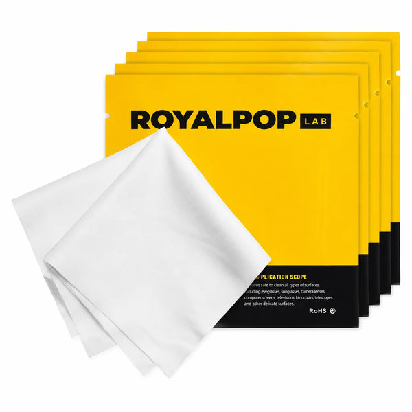 Lot de 5 chiffons microfibre — Nettoyage Royal Pop — Royal Pop Lab